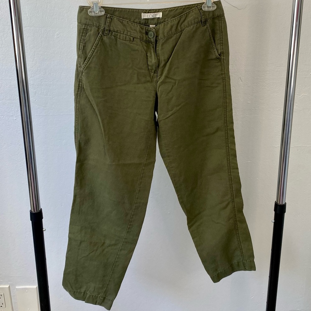 ANN TAYLOR LOFT Marisa Cropped Trouser Pants